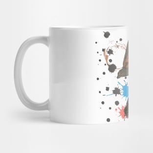 Cassowary watercolor sketch Mug